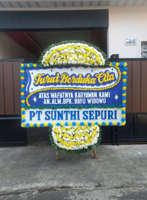 Papan Bunga Duka di Sagulung